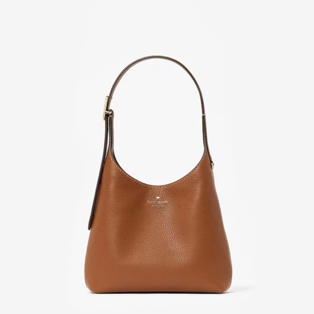 β οΈKate Spade 454 Leather Small Shoulder Bag, Warm Gingerbread Brown NEW NWT